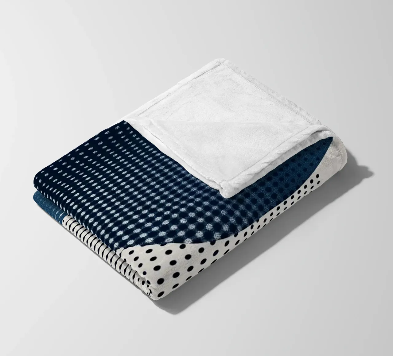 dot circle color shape coperta in pile da comura