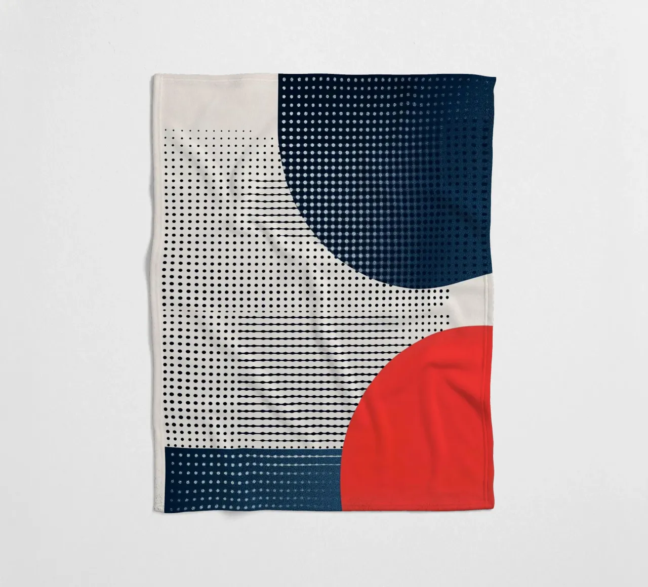 dot circle color shape coperta in pile da comura