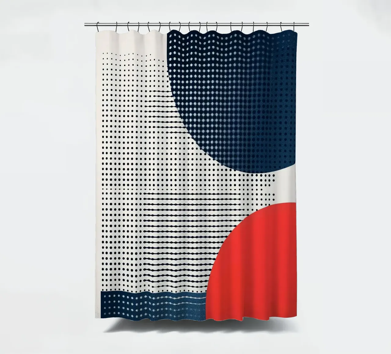 dot circle color shape tenda da doccia da comura