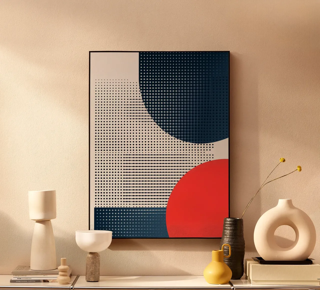 dot circle color shape alluminio dibond da comura