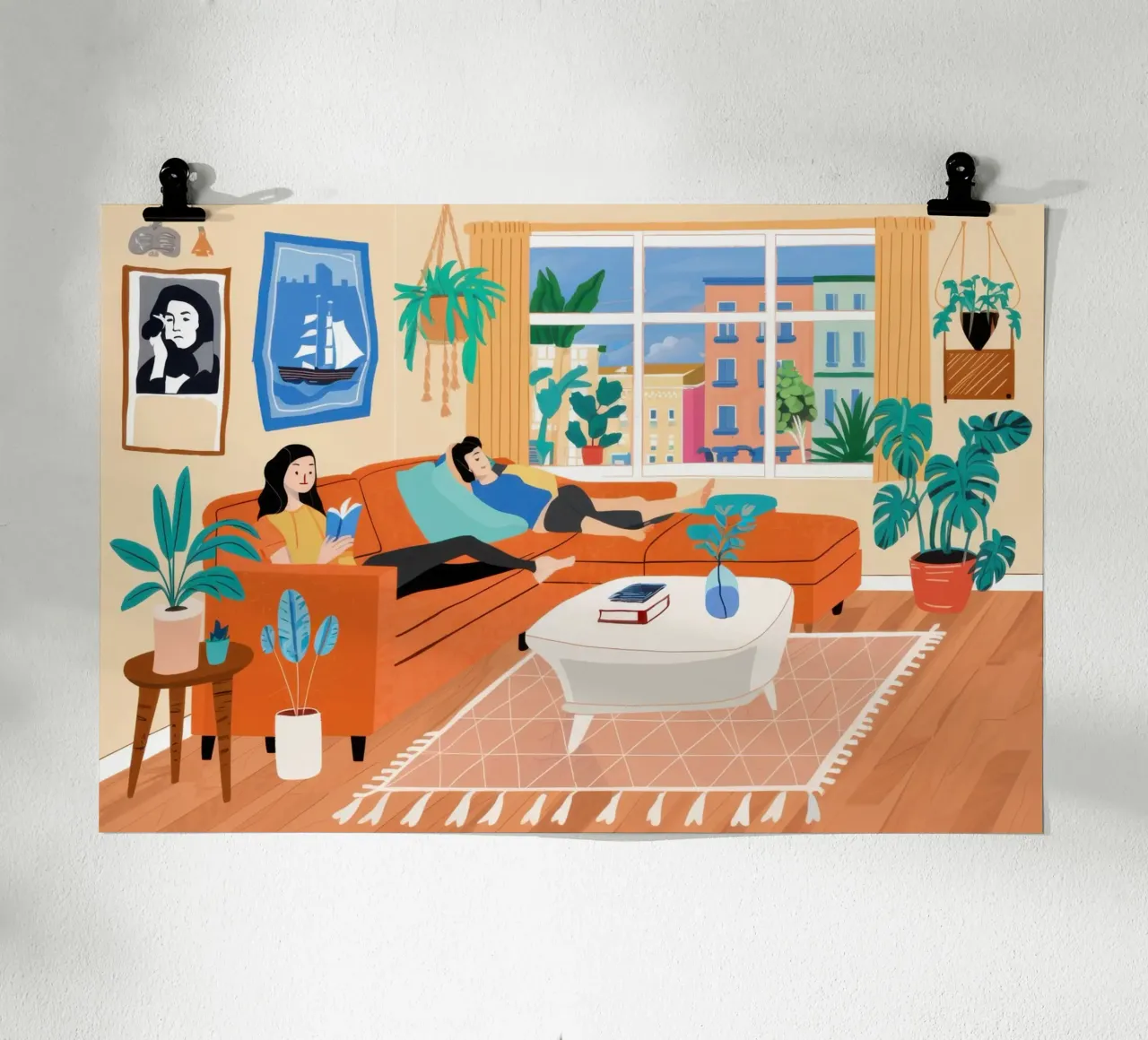 Un après-midi douillet et reposant poster de Moon Revolver