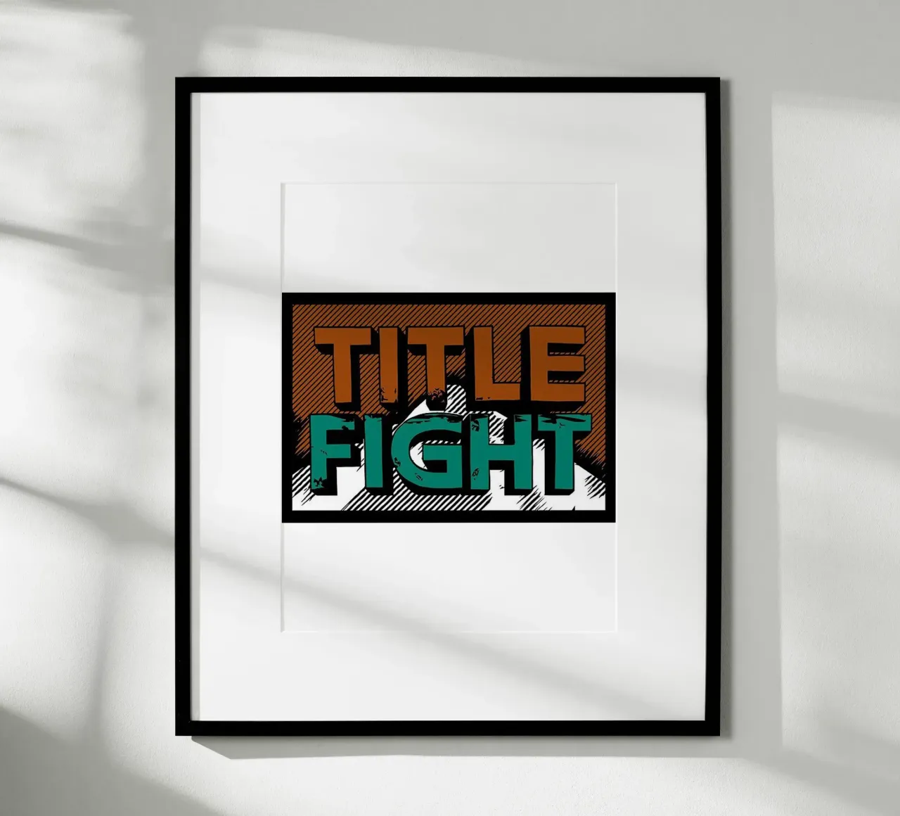 Titolo Banda da combattimento poster da Charlotte Martin