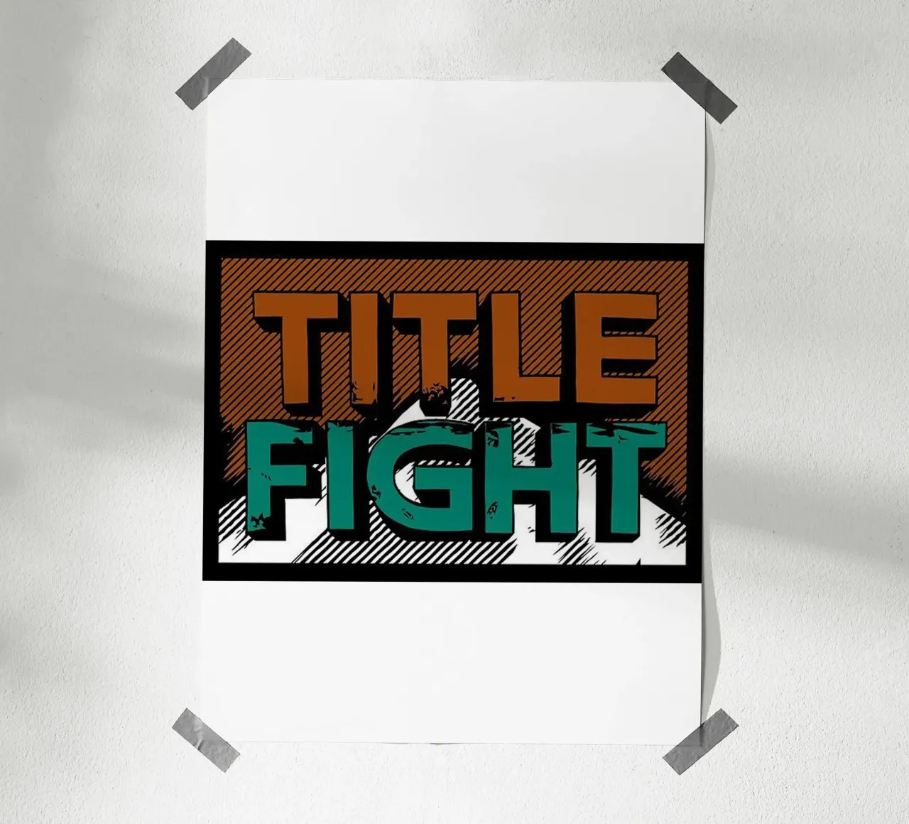 Titolo Banda da combattimento poster da Charlotte Martin
