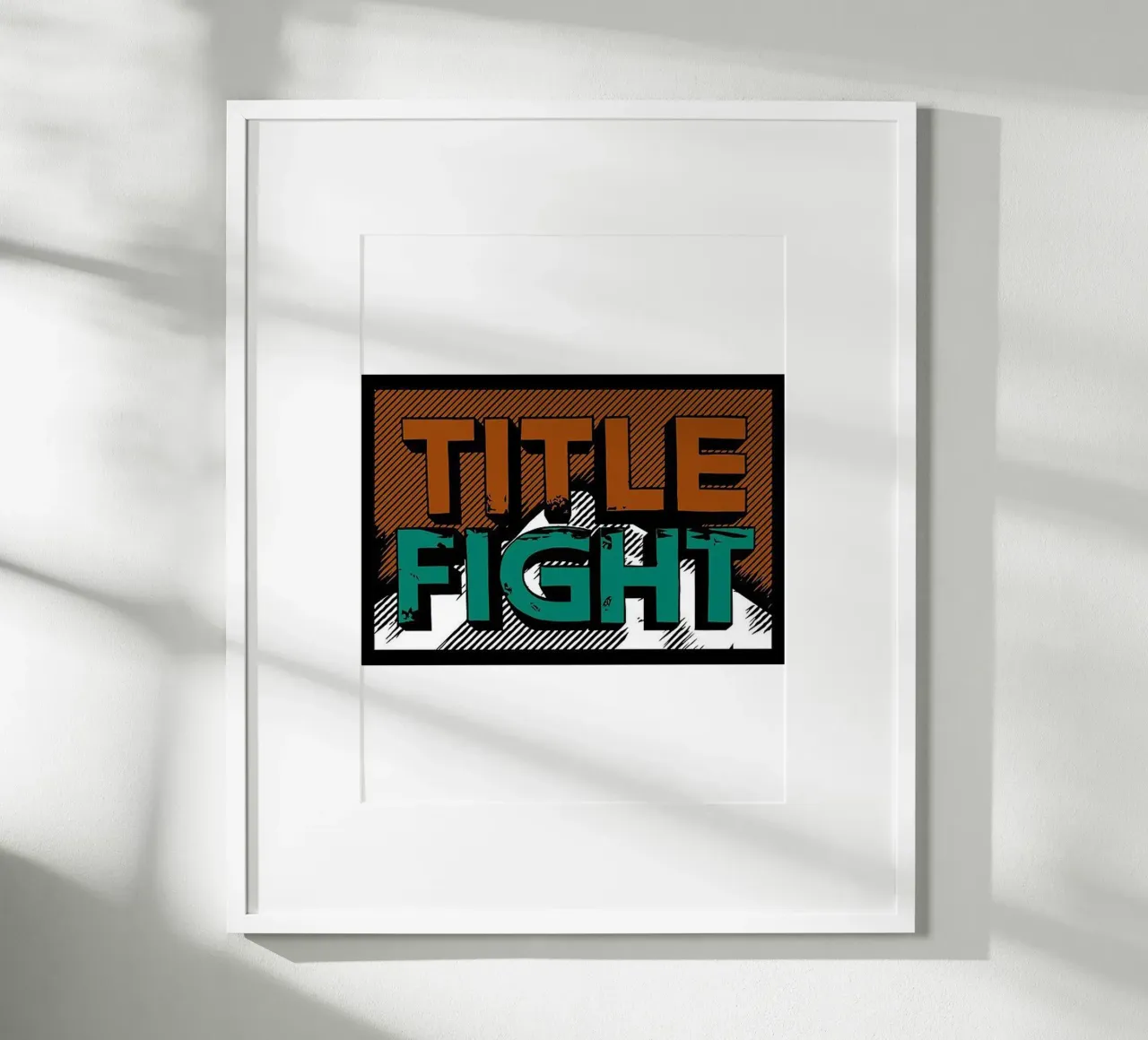 Titolo Banda da combattimento poster da Charlotte Martin