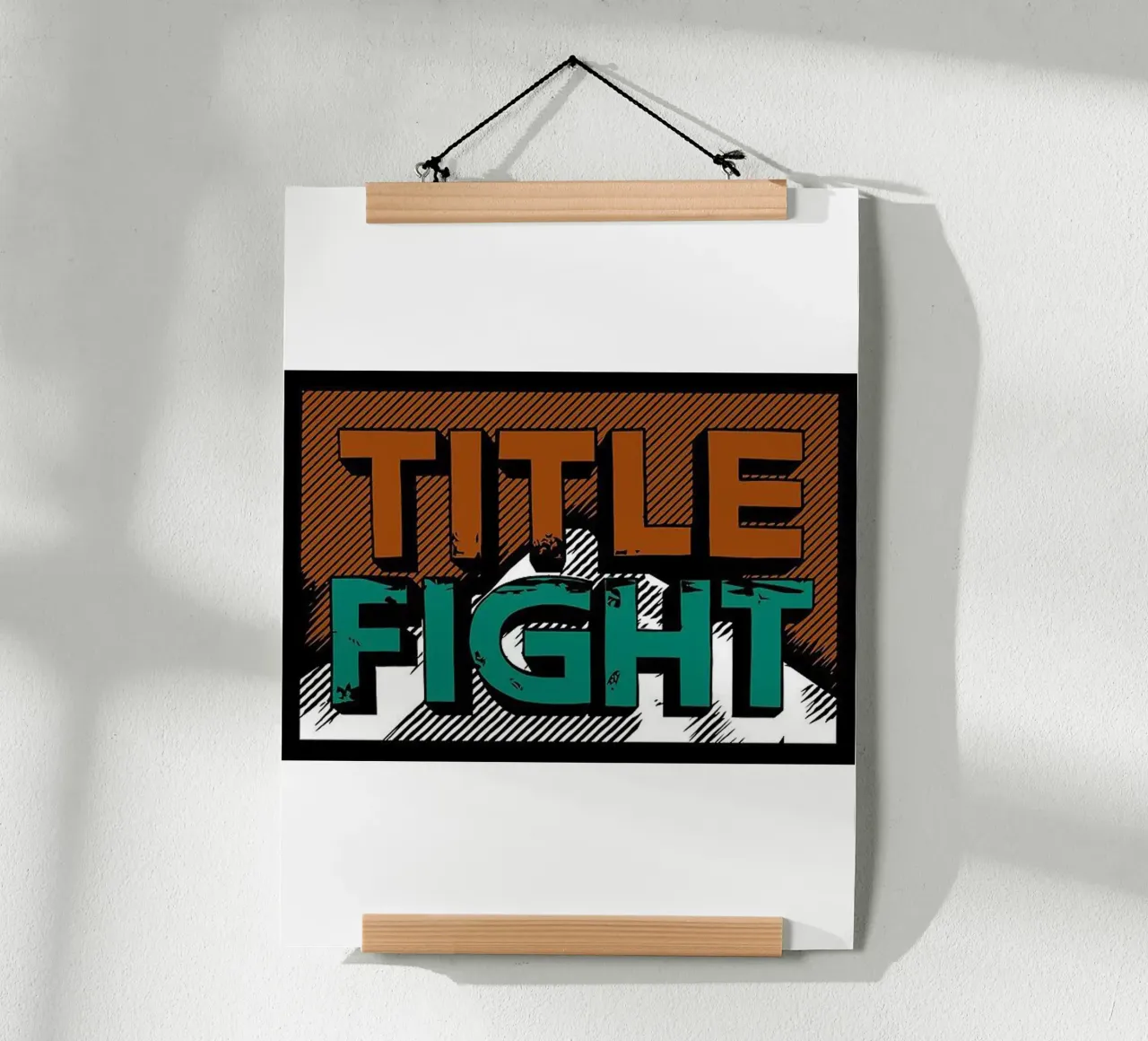 Titolo Banda da combattimento poster da Charlotte Martin