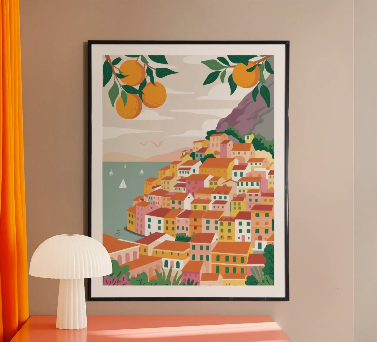 Fascino delle Cinque Terre poster da Echo Saber