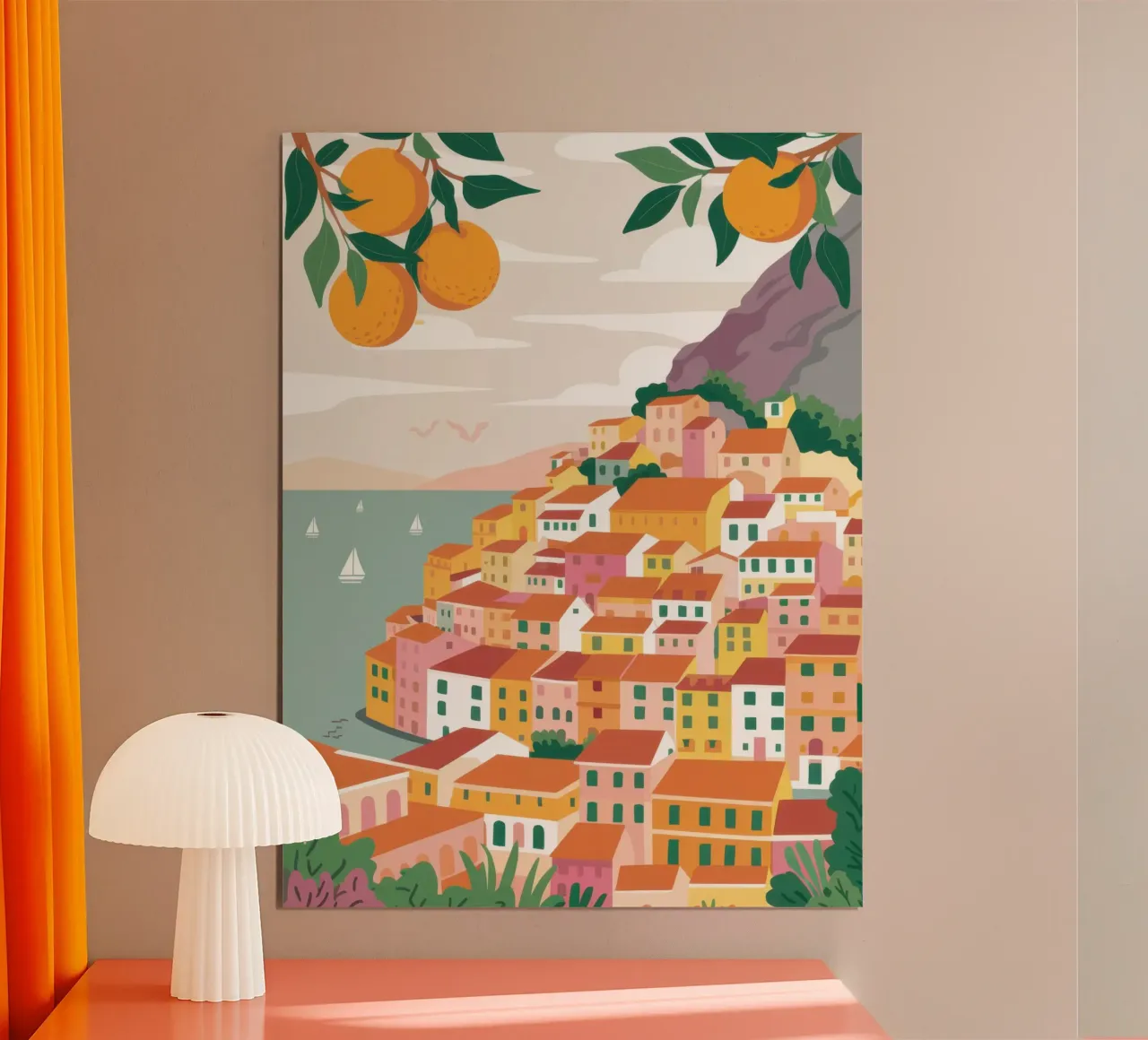 Fascino delle Cinque Terre poster da Echo Saber