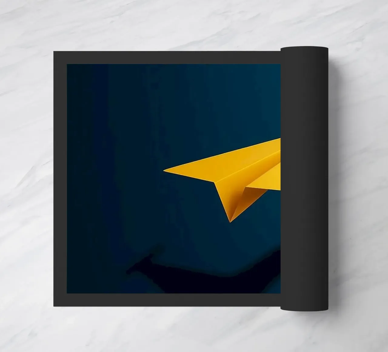 paper plane shape zerbino da comura