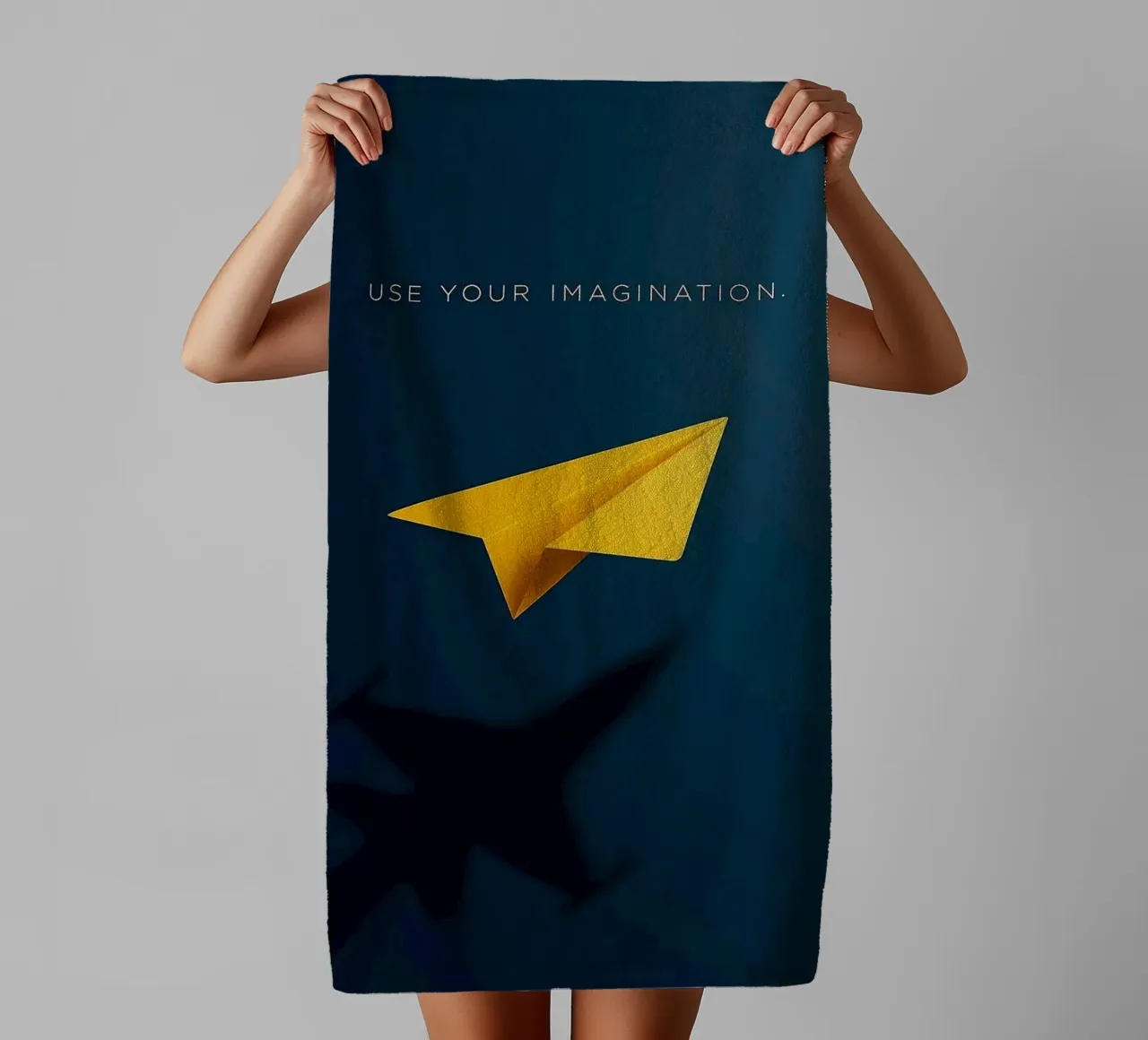 paper plane shape asciugamano da bagno da comura