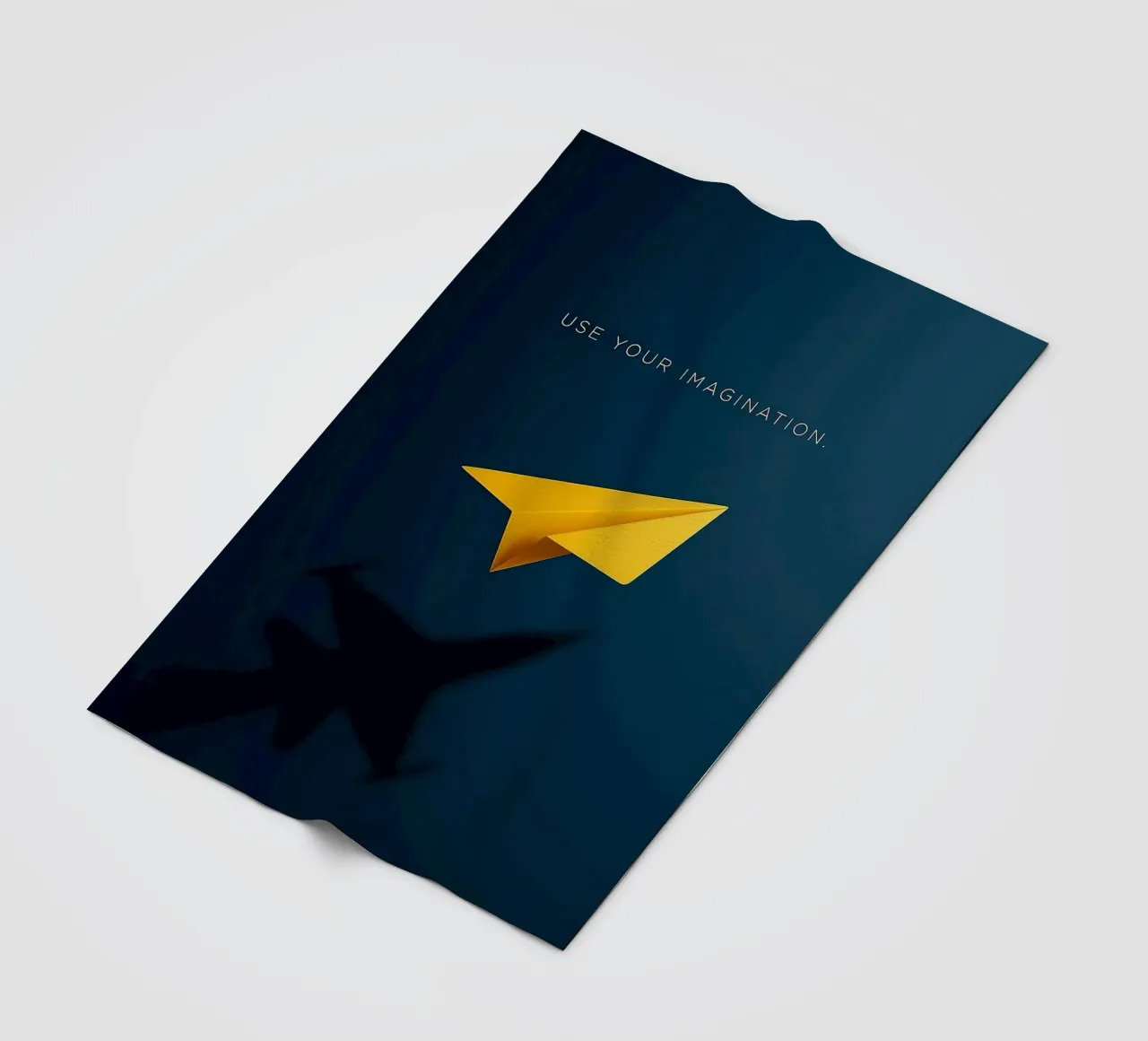 paper plane shape coperta in pile da comura