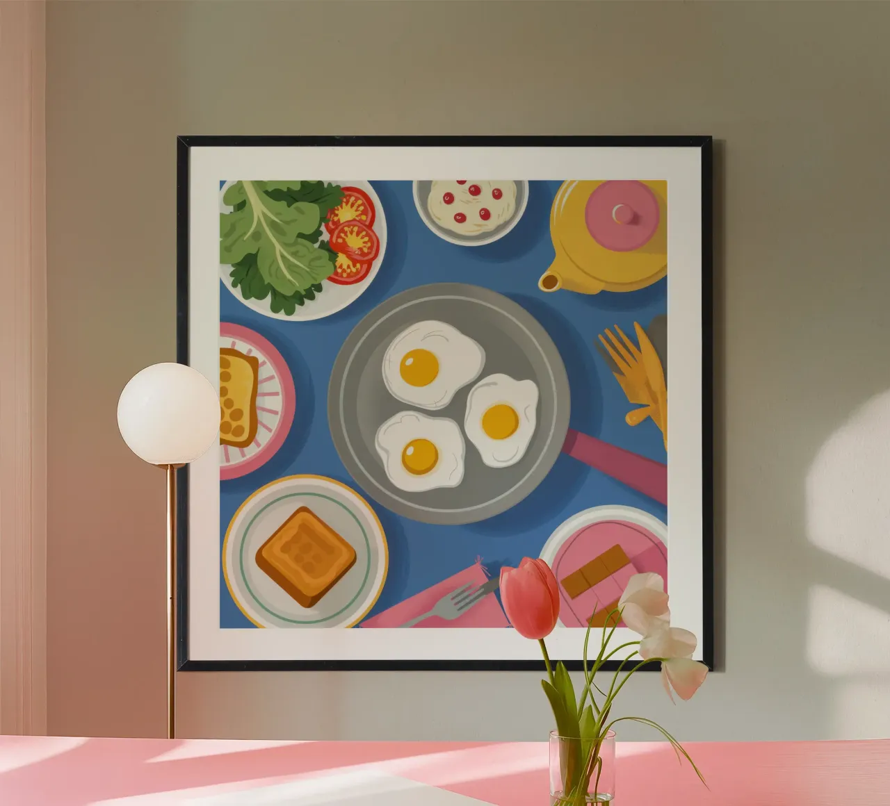 Piatto perfetto per la colazione poster da Moon Revolver