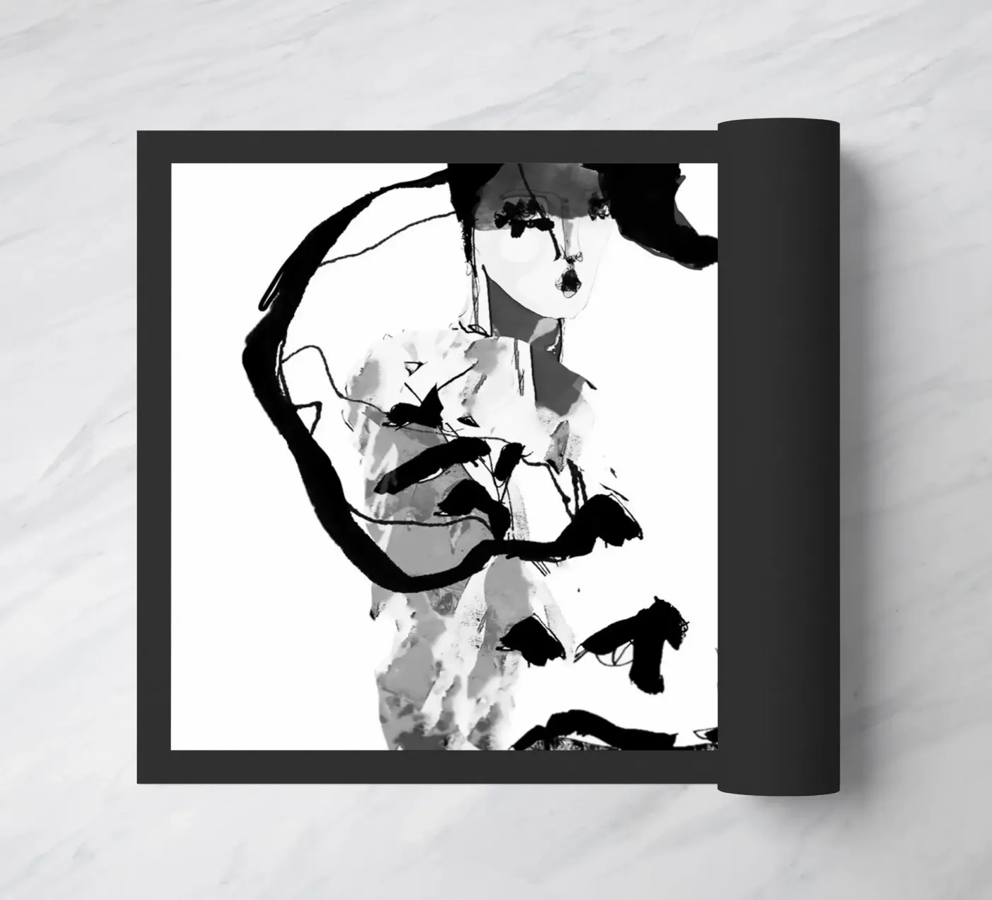 hey doormat by k i m