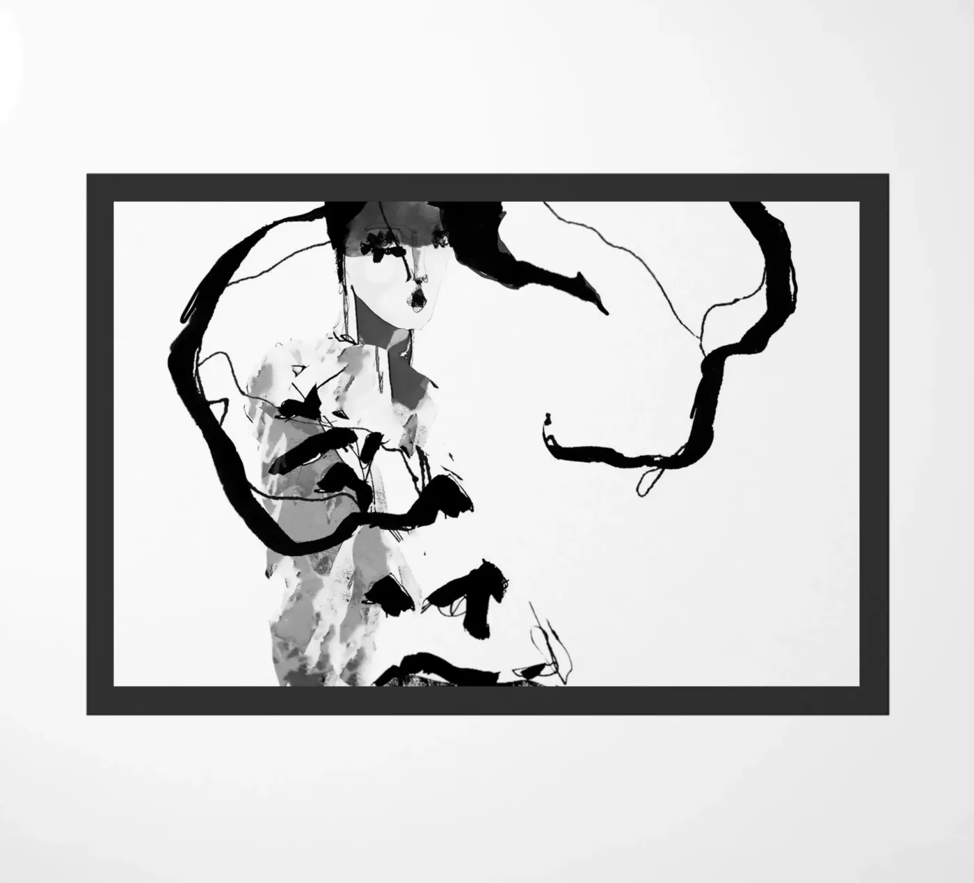 hey doormat by k i m