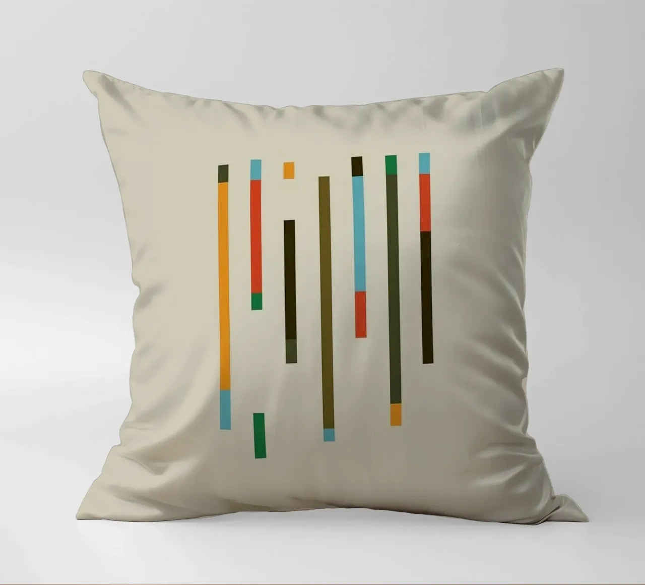 color parallel shape cuscino da comura