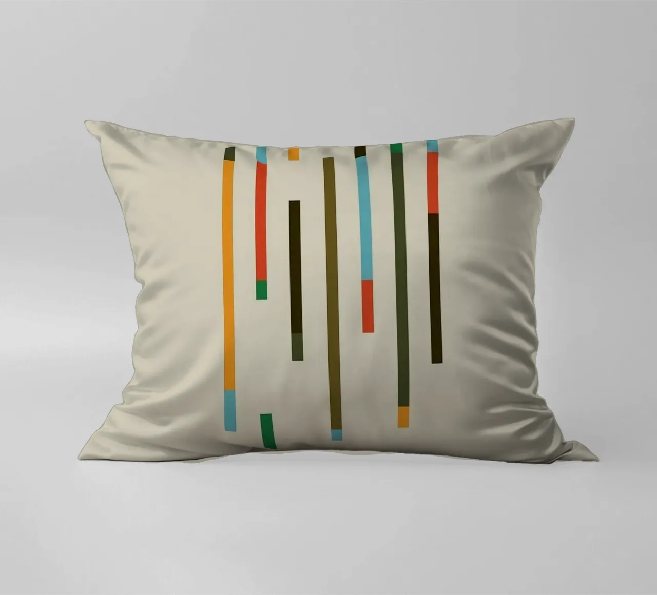 color parallel shape cuscino da comura