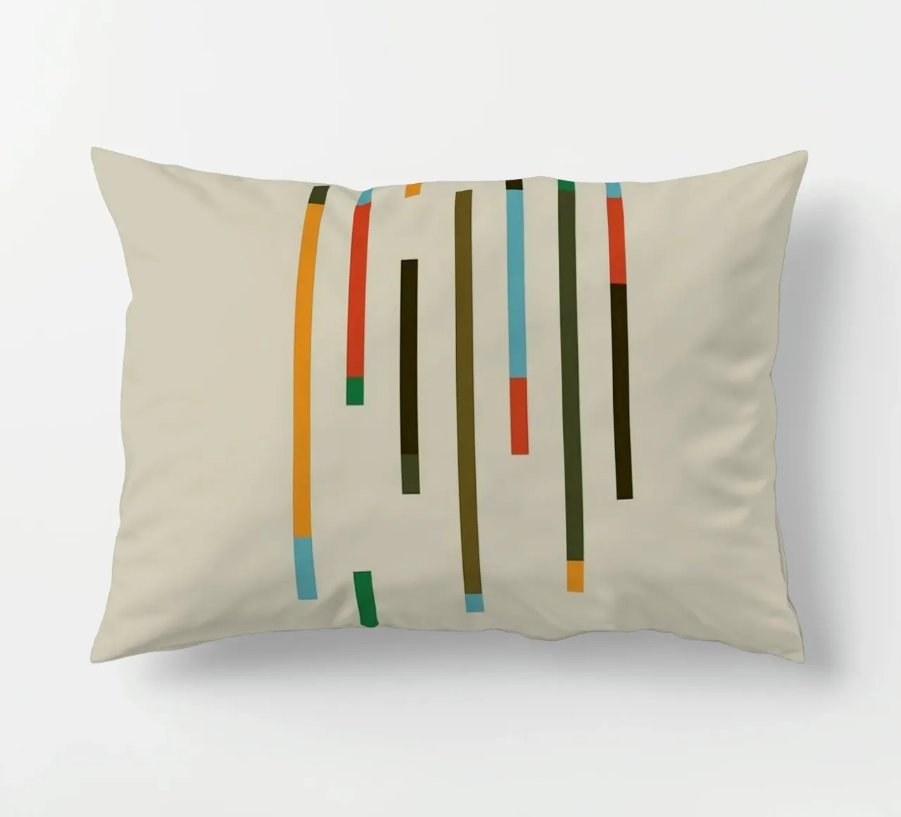 color parallel shape cuscino da comura