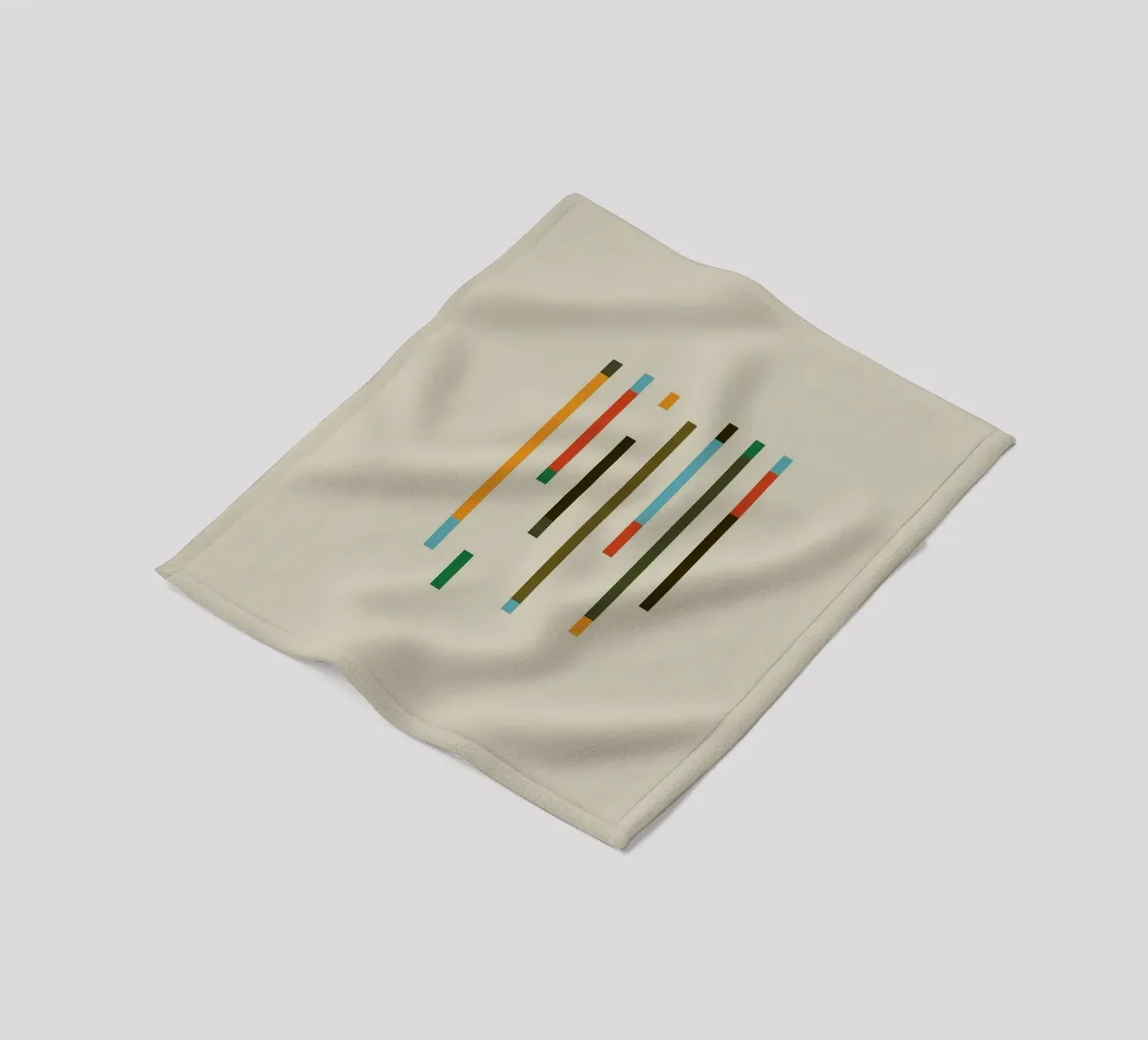 color parallel shape coperta in pile da comura