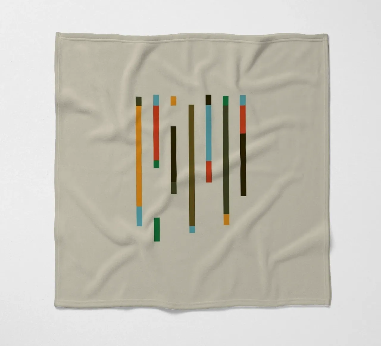 color parallel shape coperta in pile da comura