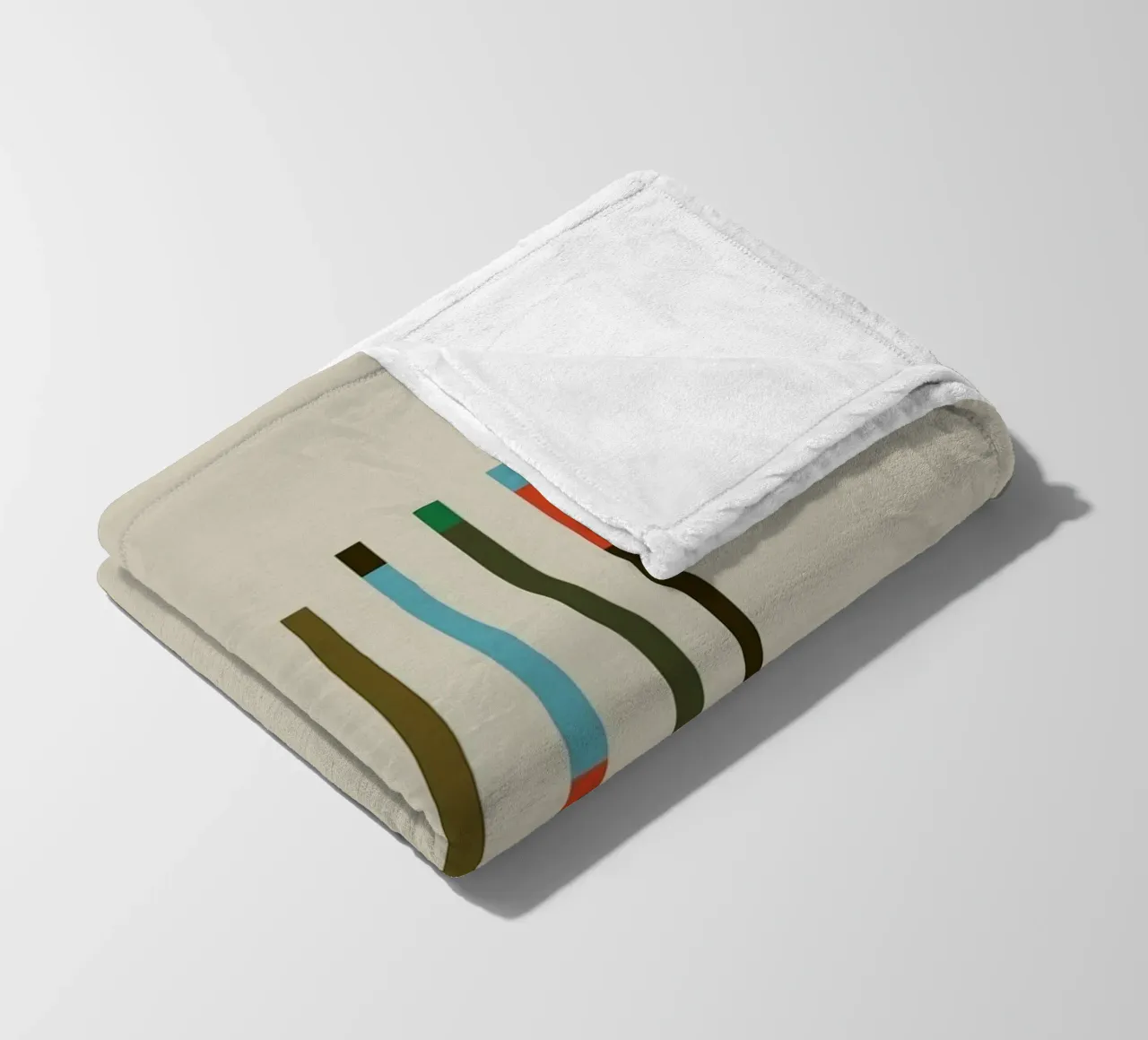 color parallel shape coperta in pile da comura
