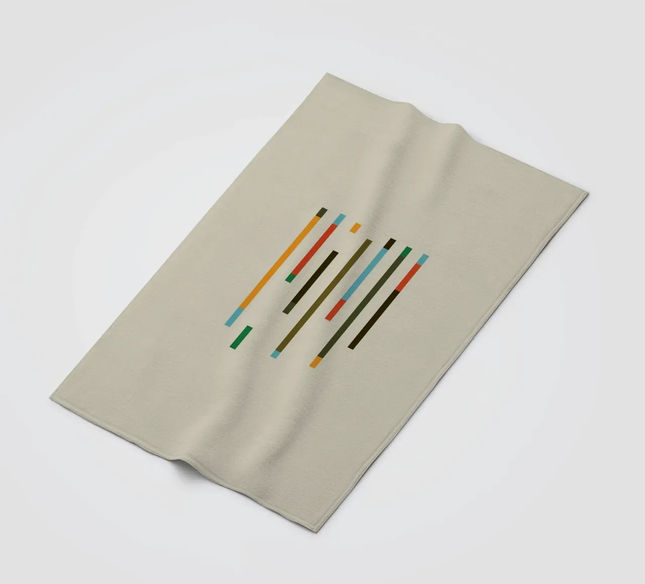 color parallel shape coperta in pile da comura