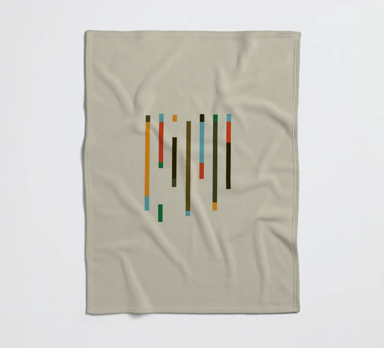 color parallel shape coperta in pile da comura