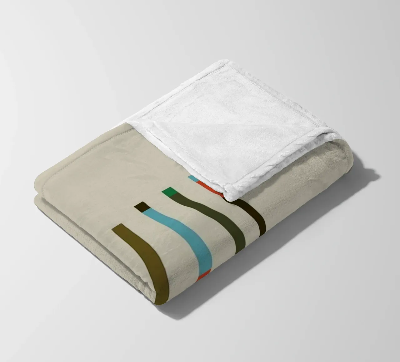 color parallel shape coperta in pile da comura