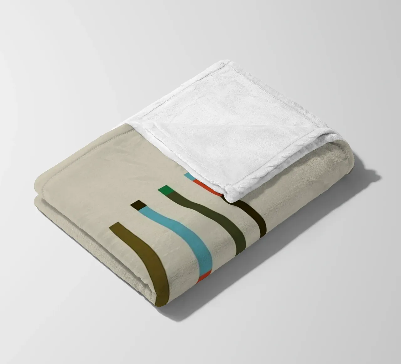 color parallel shape coperta in pile da comura