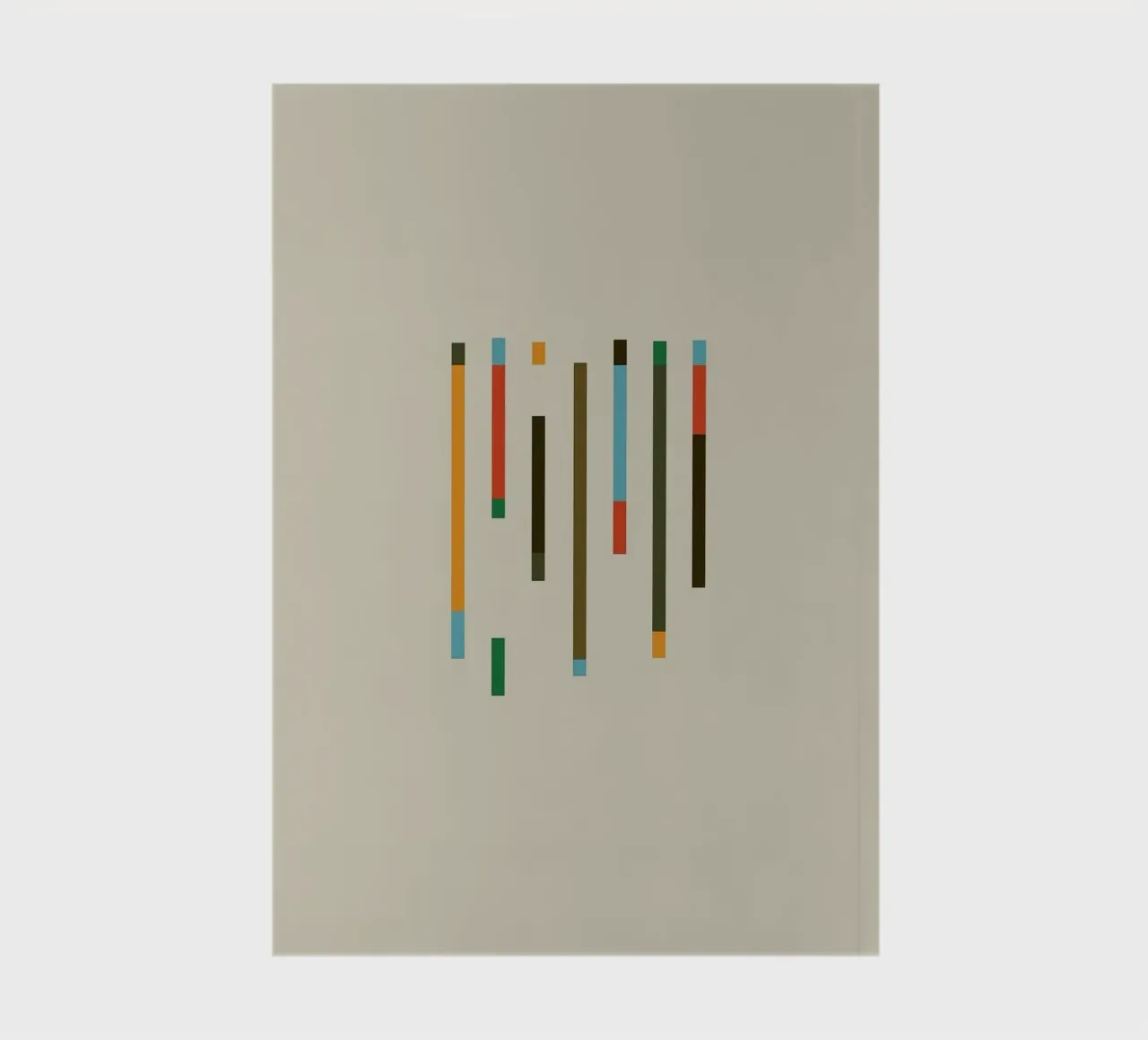 color parallel shape notebook by comura