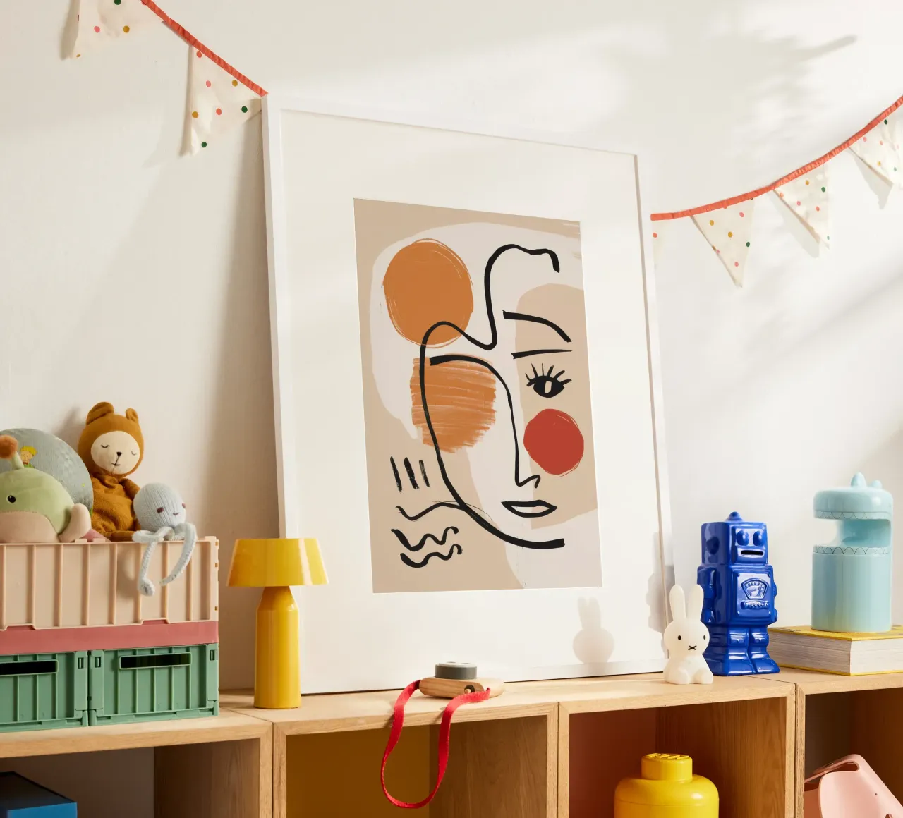 Volto effimero lineare poster da Sure Paint