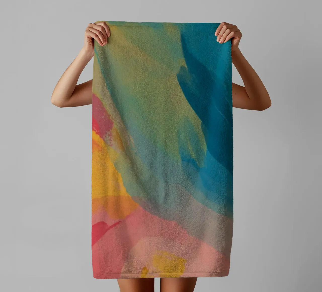 water draw gradient asciugamano da bagno da comura