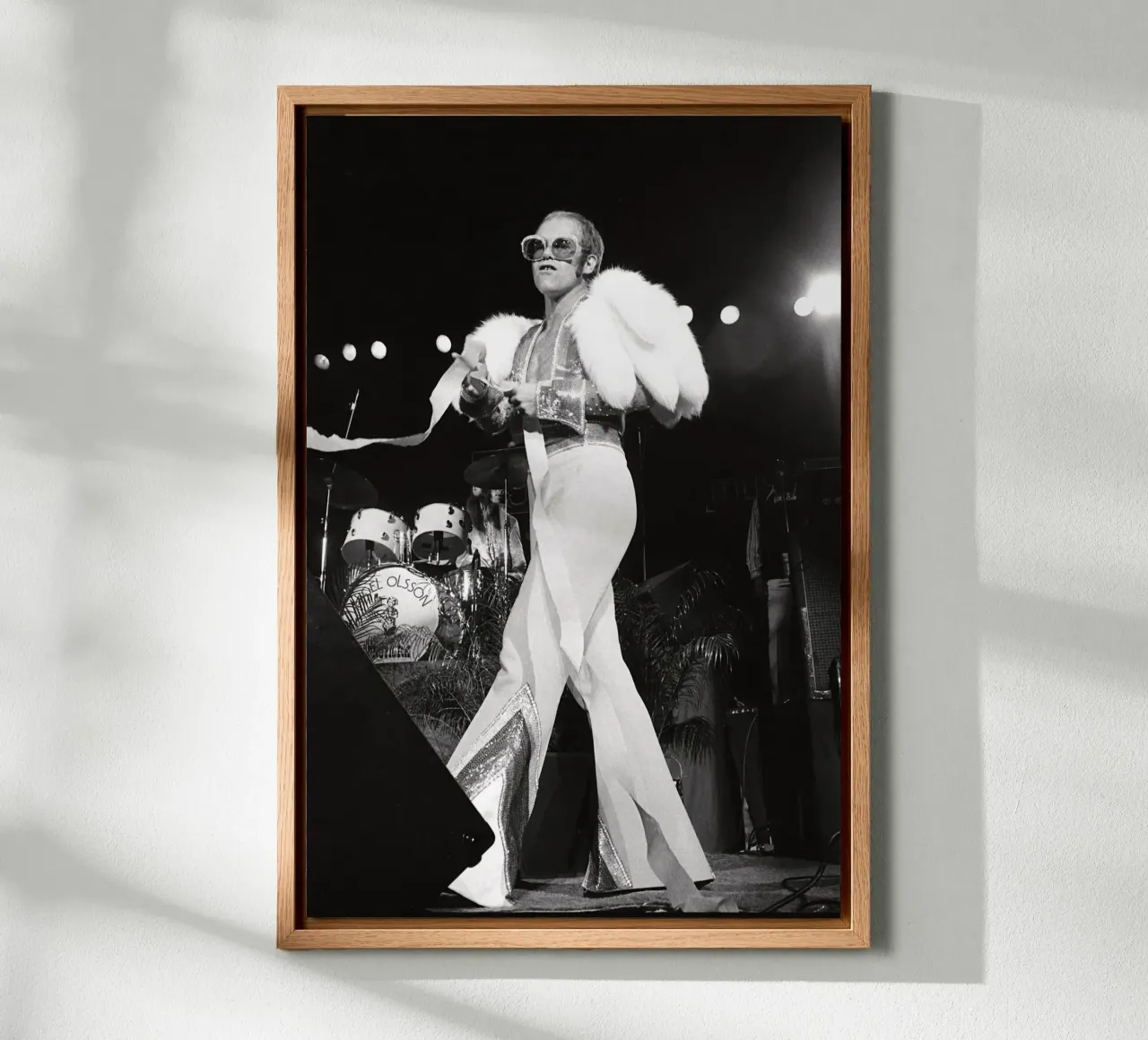Elton John tela con Cornice a cassetta da vintgeseyn