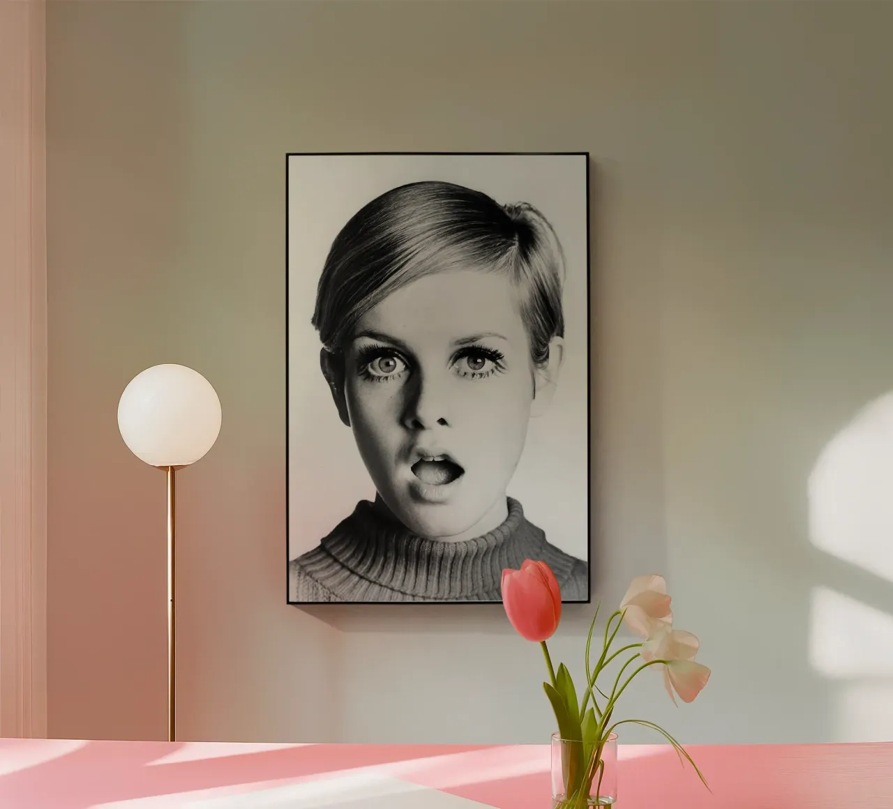 Twiggy plexiglass da vintgeseyn