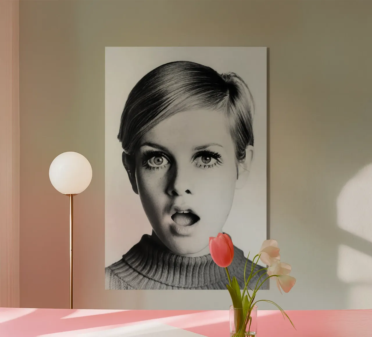 Twiggy plexiglass da vintgeseyn