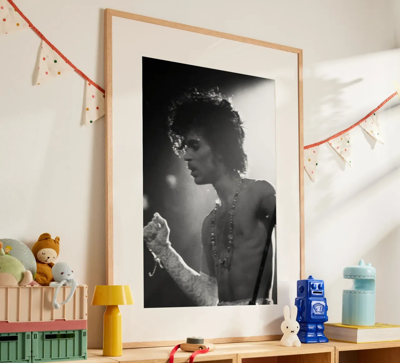 Principe poster con telaio in plastica da vintgeseyn