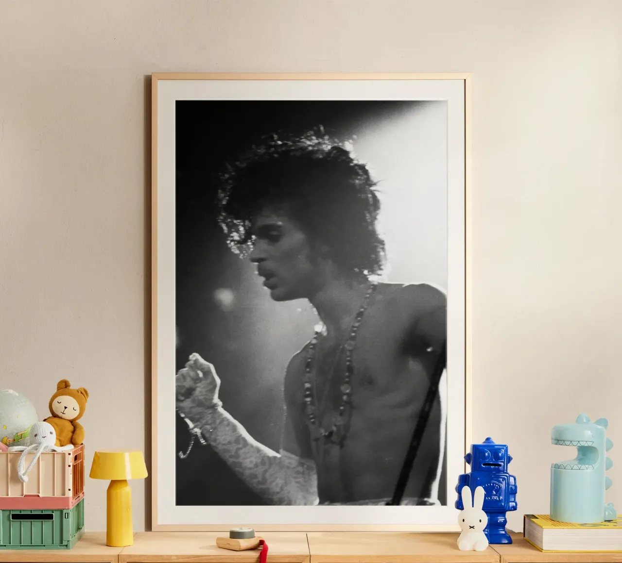 Principe poster con telaio in plastica da vintgeseyn