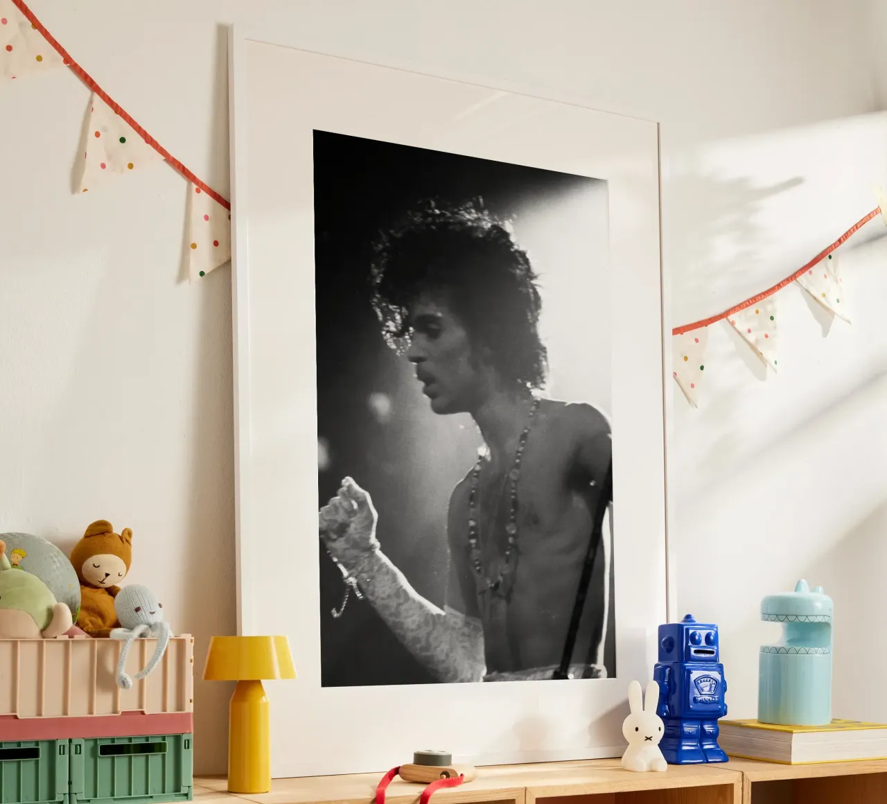 Principe poster con telaio in plastica da vintgeseyn