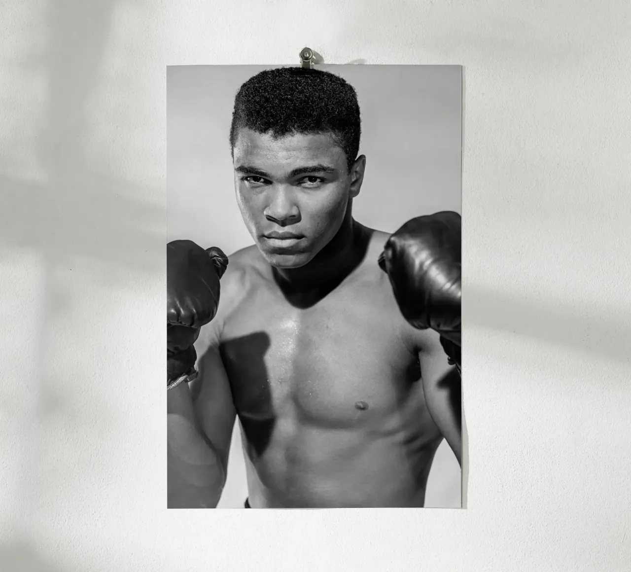 Muhammad Ali poster con telaio in plastica da vintgeseyn