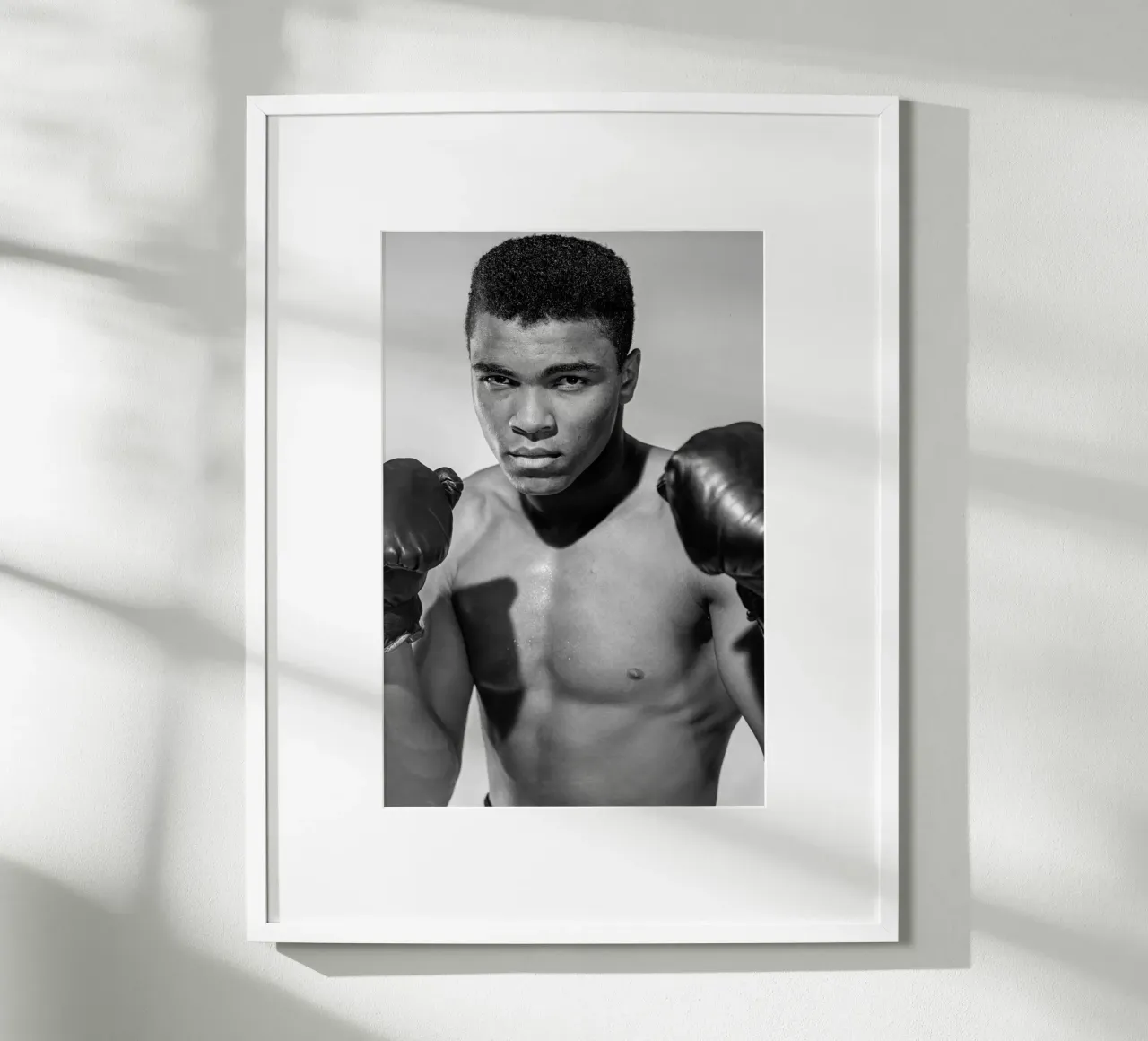 Muhammad Ali poster con telaio in plastica da vintgeseyn