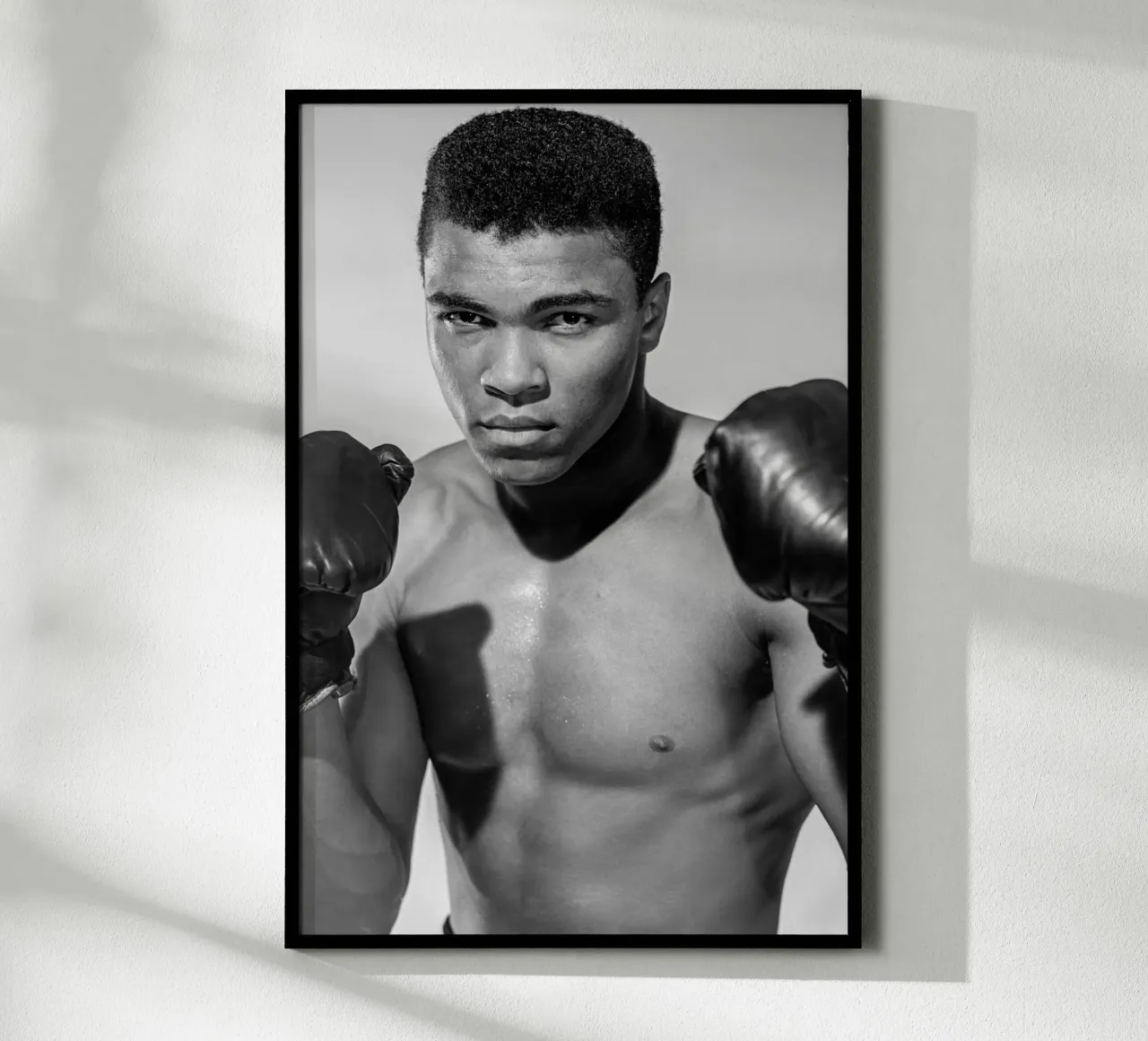 Muhammad Ali poster con telaio in plastica da vintgeseyn