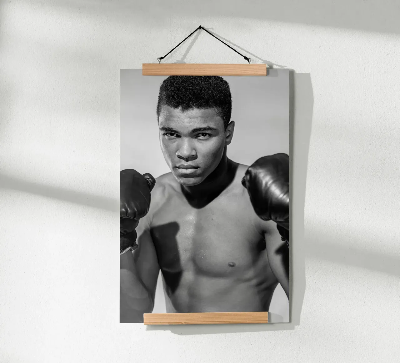 Muhammad Ali poster con telaio in plastica da vintgeseyn