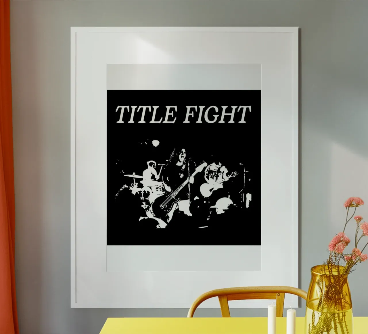 Título Lucha Guitarras poster de Charlotte Martin