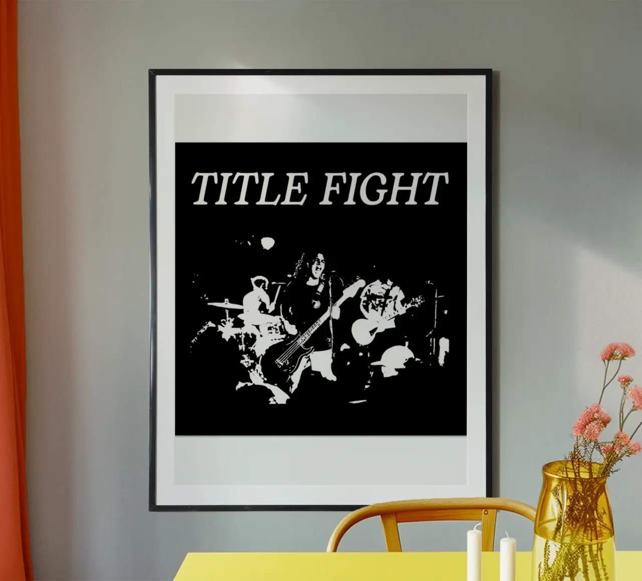 Título Lucha Guitarras poster de Charlotte Martin