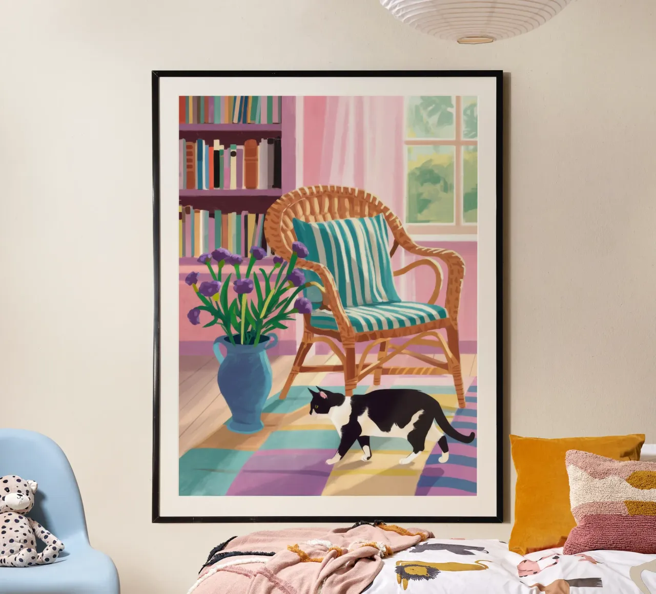 Un angolo di lettura sereno poster da Moon Revolver
