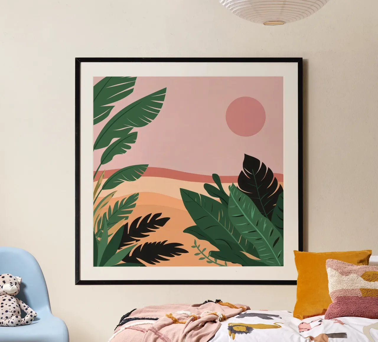 Oasi del deserto minimalista poster da Wish Studio