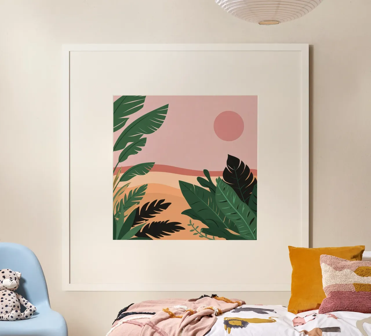 Oasi del deserto minimalista poster da Wish Studio