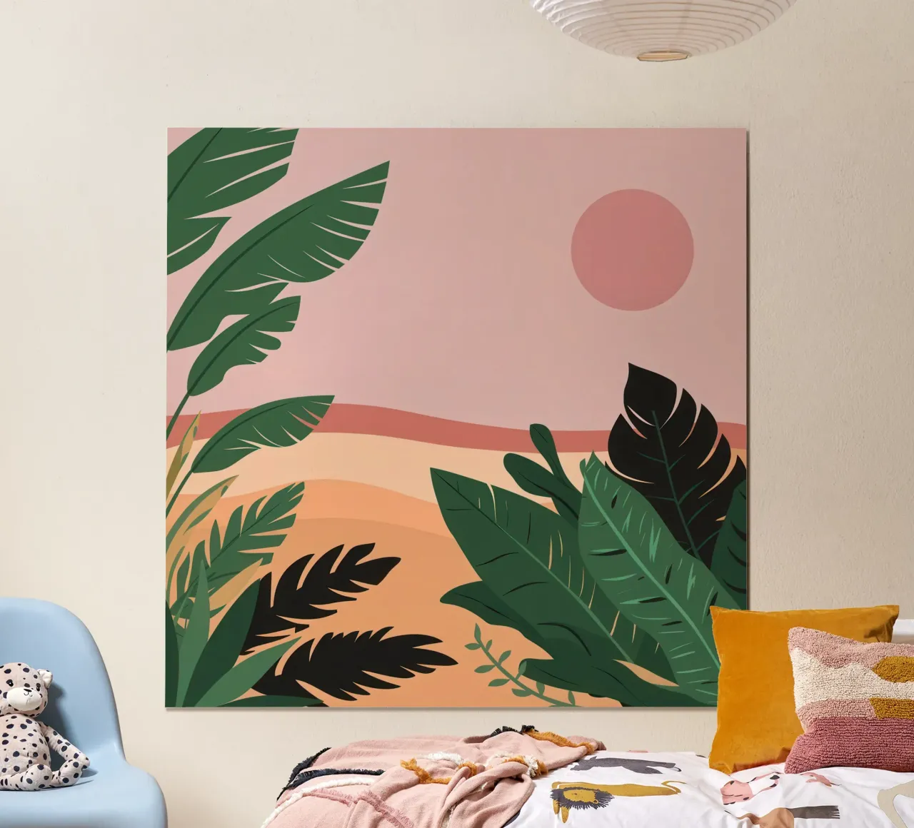 Oasi del deserto minimalista poster da Wish Studio