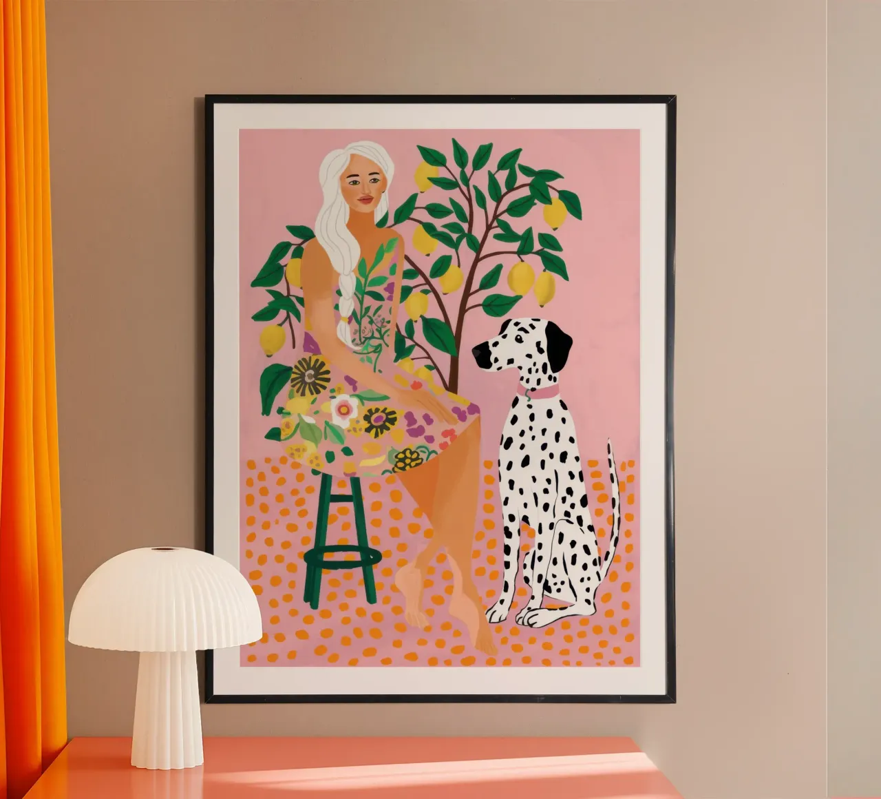 Compagno floreale elegante poster da Moon Revolver