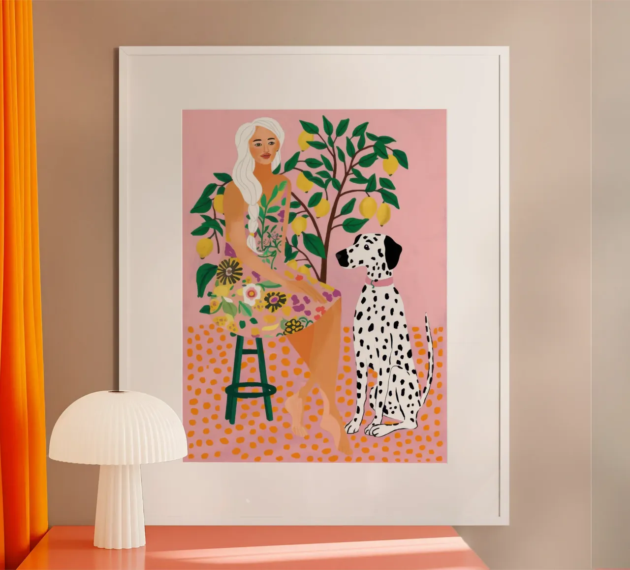 Compagno floreale elegante poster da Moon Revolver