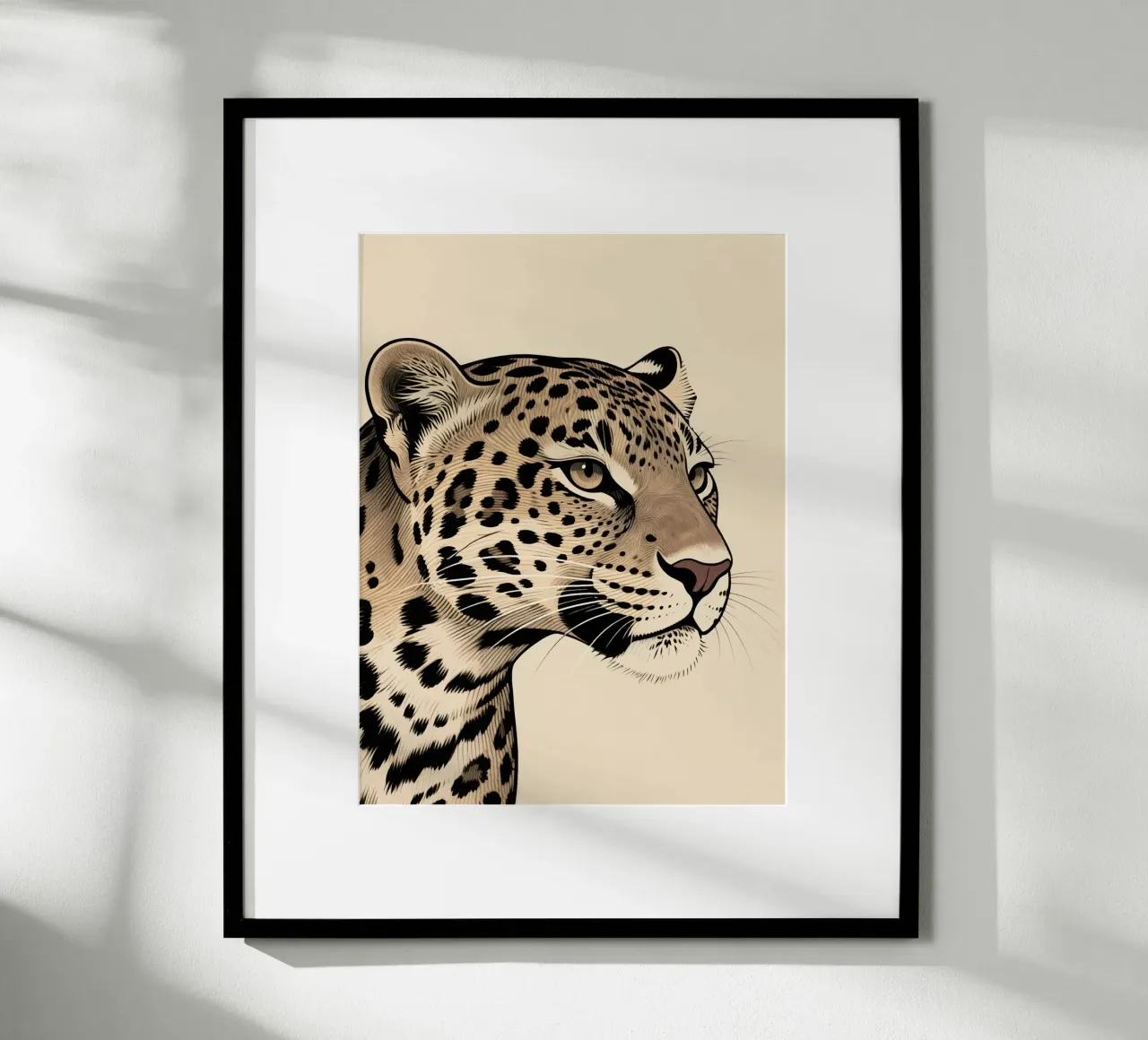 Gatto selvatico poster con telaio in plastica da knowledge