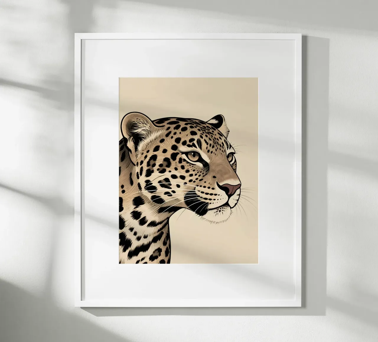 Gatto selvatico poster con telaio in plastica da knowledge